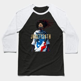 Juneteenth: Liberation and Unity (no fill dark background) Baseball T-Shirt